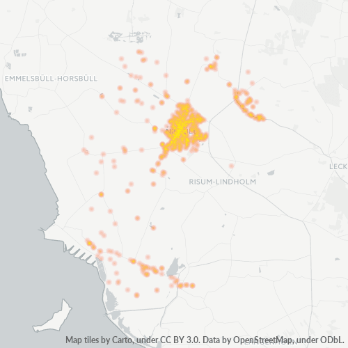 Heatmap für plz 25899