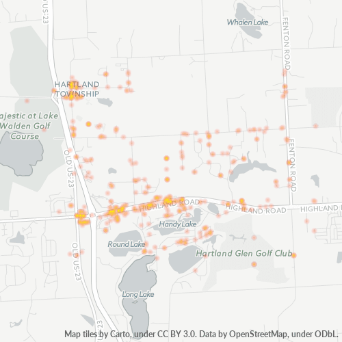 48353 Business Density Heatmap