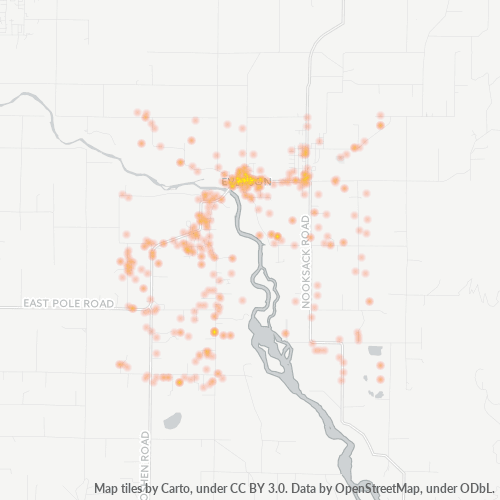 98247 Business Density Heatmap