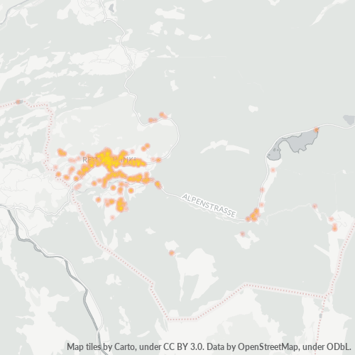 Heatmap für plz 83242