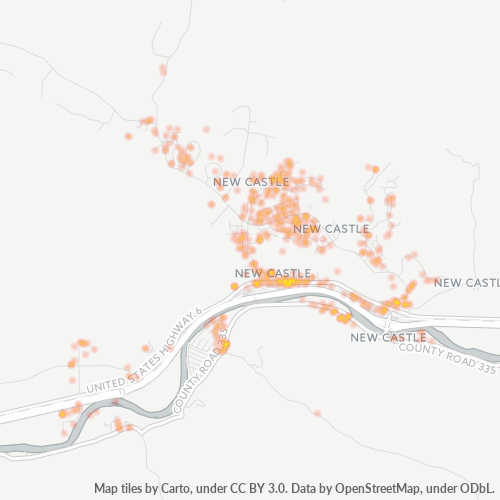 81647 Business Density Heatmap