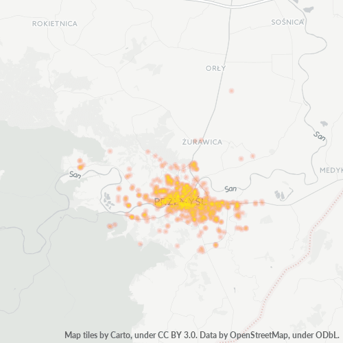37-700 Mapa intensywności działalności gospodarczej
