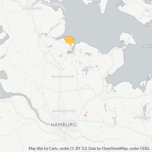 Heatmap für plz 24229