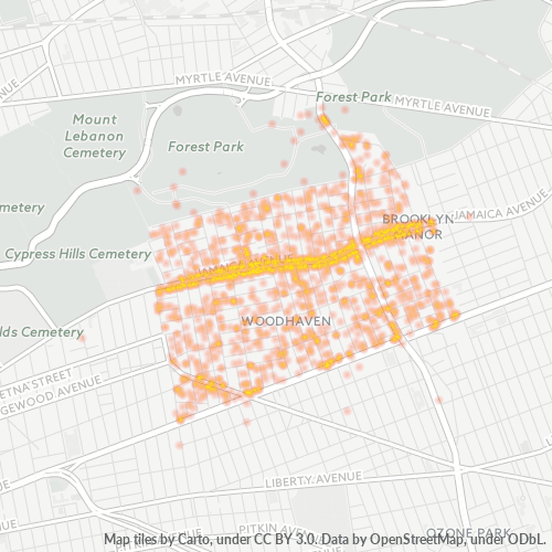 11421 Business Density Heatmap