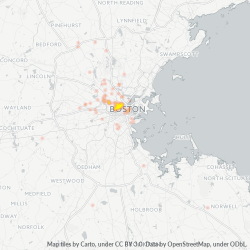 02142 Business Density Heatmap