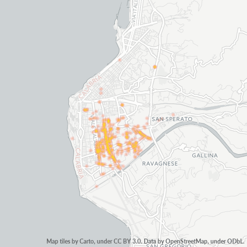 Mappa di calore per cap 89132