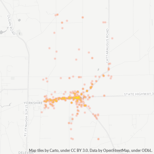 14009 Business Density Heatmap