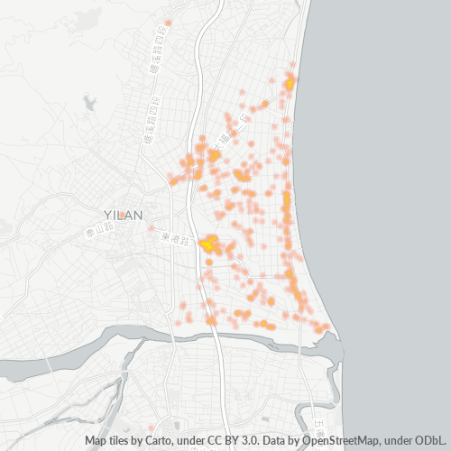 263 商業密度熱圖