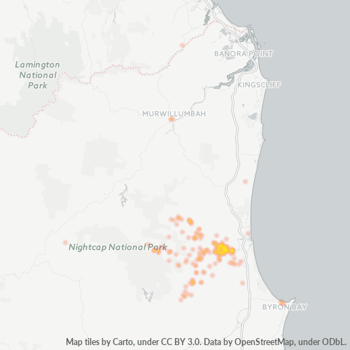2482 Business Density Heatmap