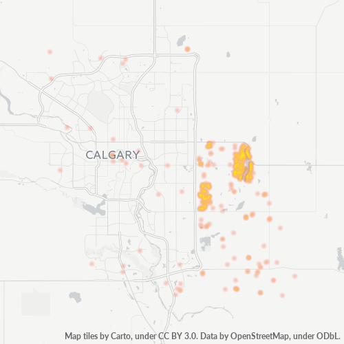T1X Business Density Heatmap