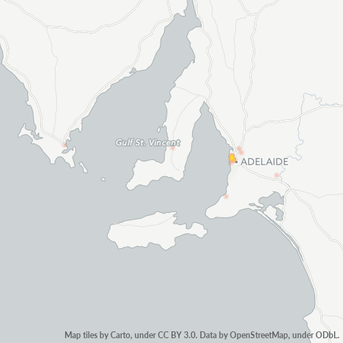5009 Business Density Heatmap