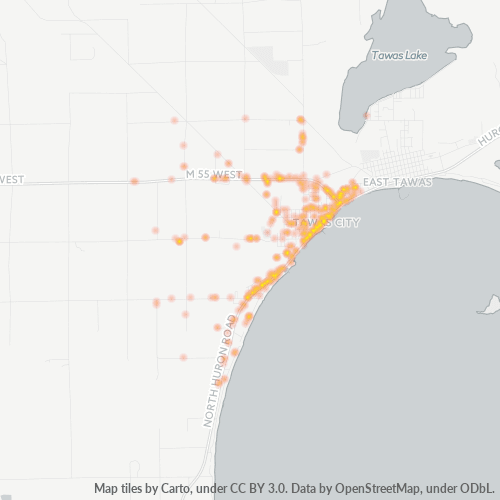 48763 Business Density Heatmap