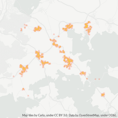 Heatmap für plz 35085