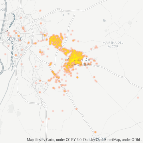 Código Postal 41500 - Sevilla, Andalucía - Cybo