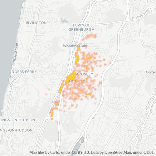 10502 Business Density Heatmap