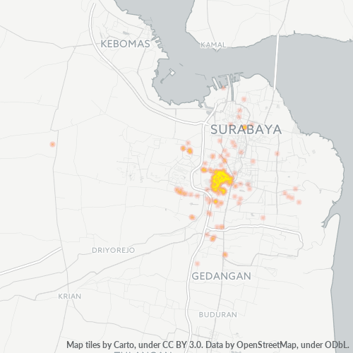 60242 Peta Panas Densitas Bisnis