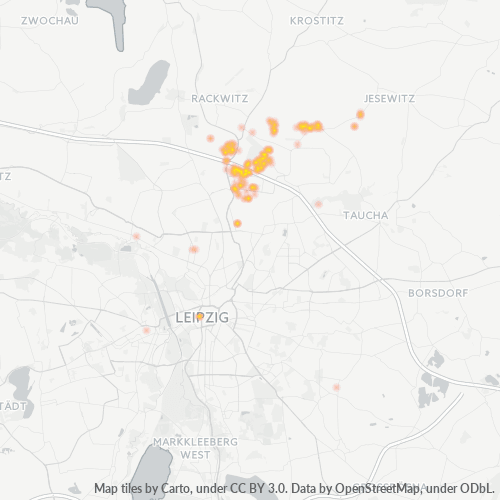 Heatmap für plz 04356