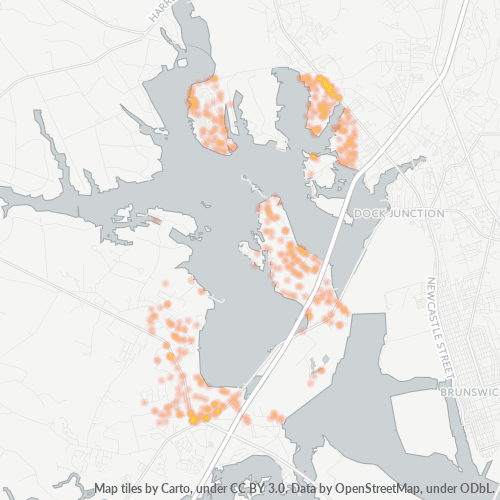 31523 Business Density Heatmap