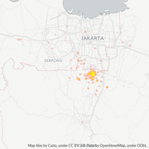 16418 Peta Panas Densitas Bisnis