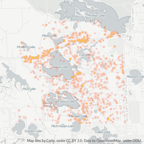 48386 Business Density Heatmap