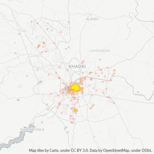 411011 Business Density Heatmap