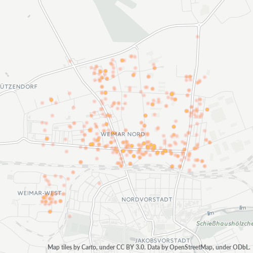 99427 Standortdichte-Heatmap