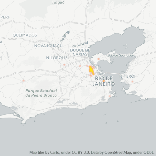 21060-000 Mapa de calor de densidad empresarial
