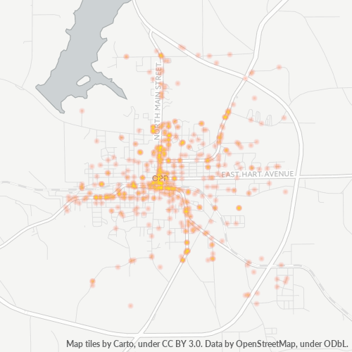 36467 Business Density Heatmap
