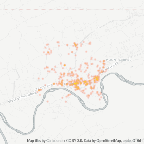 37642 Business Density Heatmap
