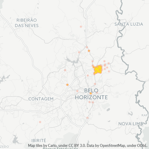 31910-000 Mapa de calor de densidad empresarial