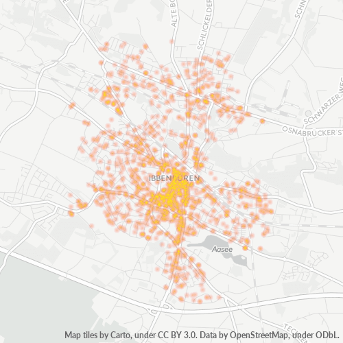 Heatmap für plz 49477