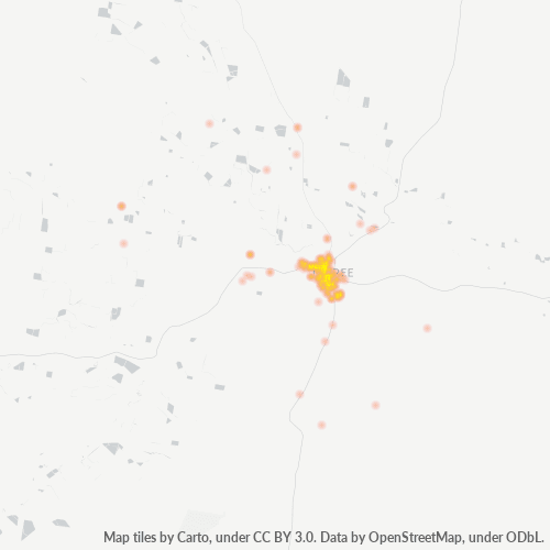 2400 Business Density Heatmap
