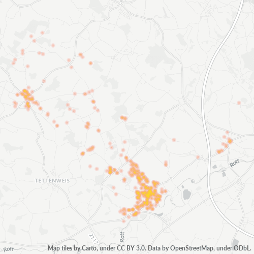 Heatmap für plz 94099