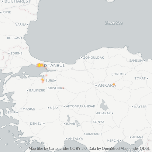 34303 Şirket Yoğunluğu Isı Haritası