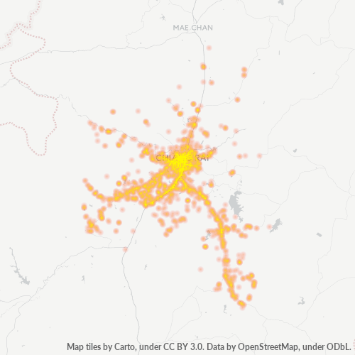 รหัสไปรษณีย์ 57000 - เทศบาลนครเชียงราย, จังหวัดเชียงราย - Cybo