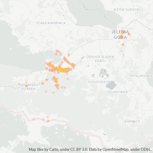 58-573 Mapa intensywności działalności gospodarczej