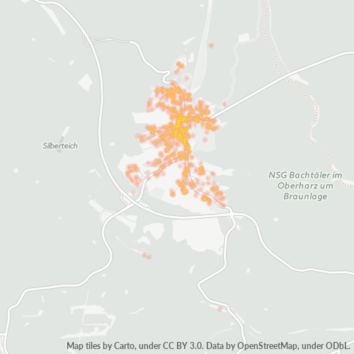 Heatmap für plz 38700