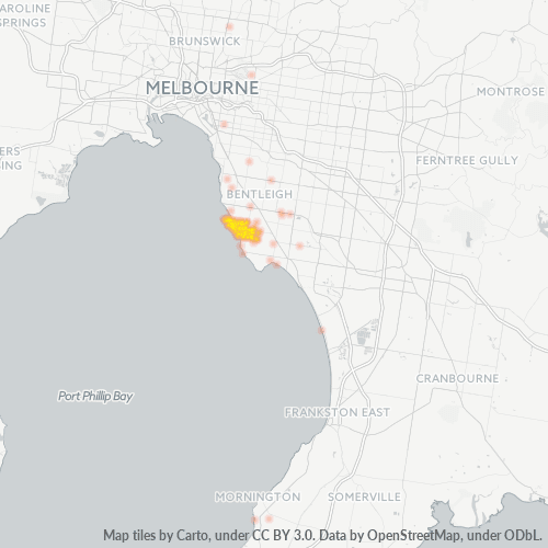 3191 Business Density Heatmap