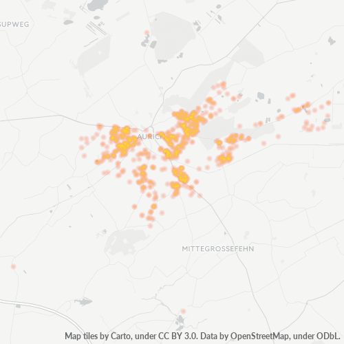 Heatmap für plz 26605