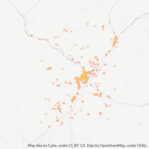 24521 Business Density Heatmap