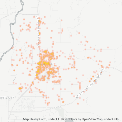 97524 Business Density Heatmap