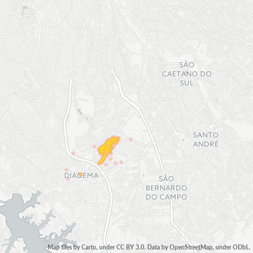 09940-000 Mapa de calor de densidad empresarial