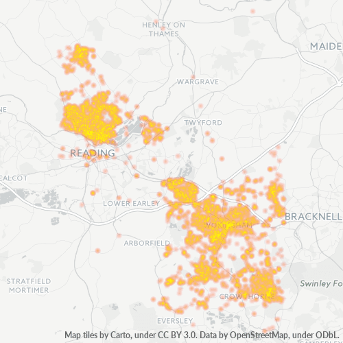RG4 Business Density Heatmap