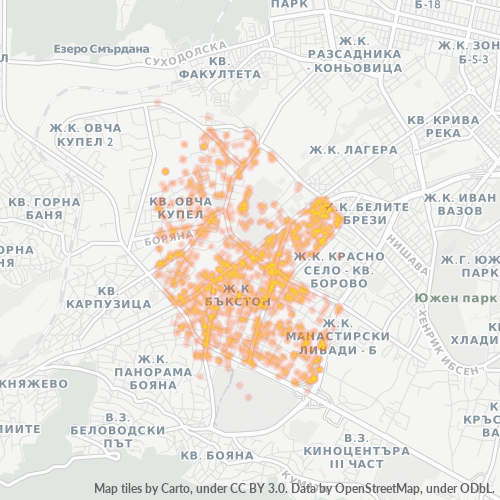 1618 Топлинна карта на бизнеса