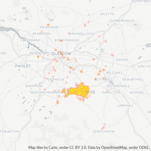 G74 Business Density Heatmap