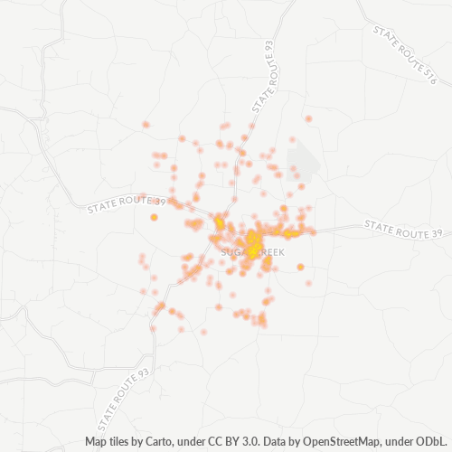 44681 Business Density Heatmap
