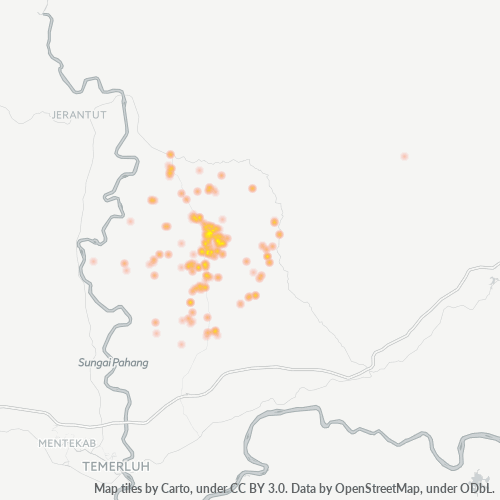 26400 Heatmap Ketumpatan Perniagaan