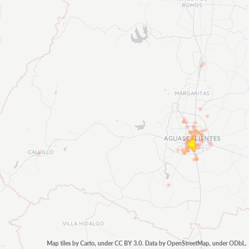 20230 Mapa de calor de densidad empresarial
