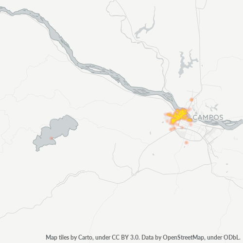 28051-000 Mapa de calor de densidad empresarial