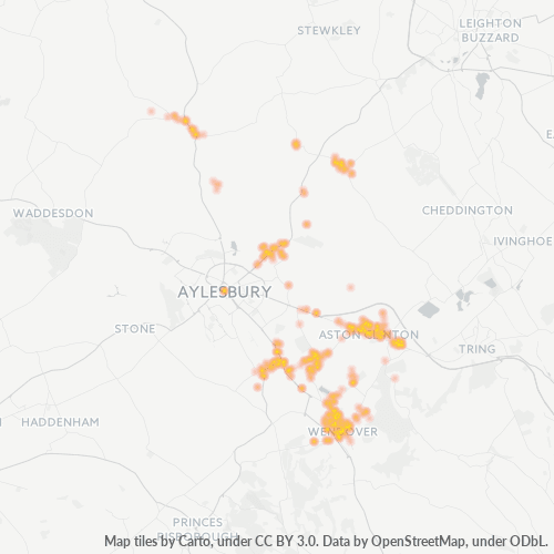 HP22 Business Density Heatmap